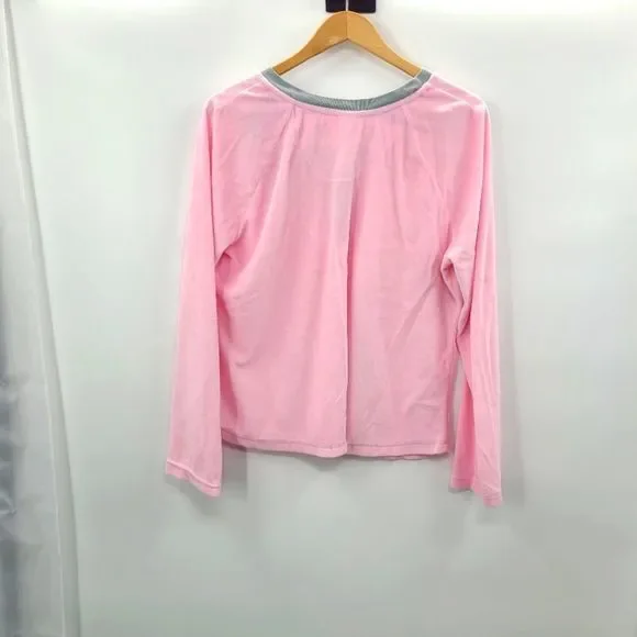 Disney Pink Super Soft Eeyore fleece pajama top, size M‎ - Picture 4 of 4